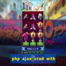 php ajax crud with datatables and bootstrap modals